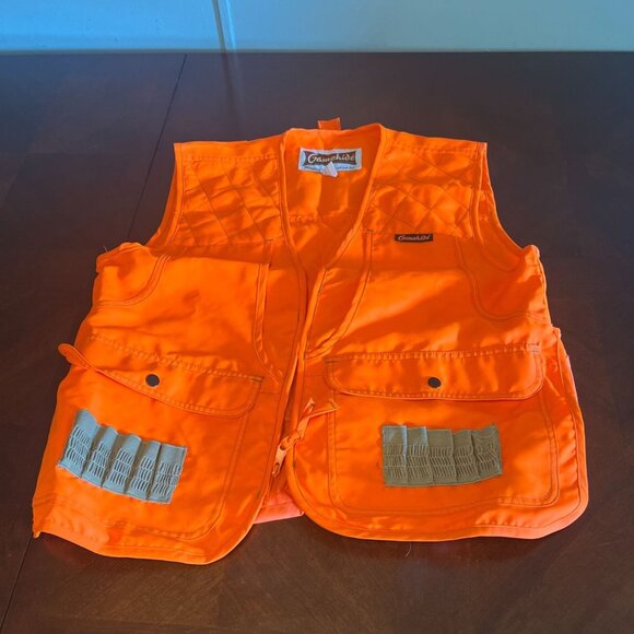 Gamehide‎ Hunting Vest M Blaze Orange W/ Ammo Loops & Pockets - Picture 2 of 9